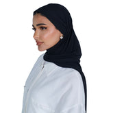 Black cotton scarf